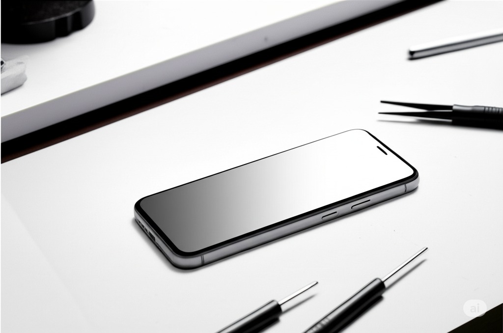 Celular com tela consertada